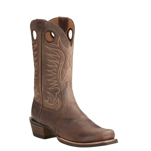 Men's Ariat Boots Heritage Hotshot Brown #10021693 – Allens Boots