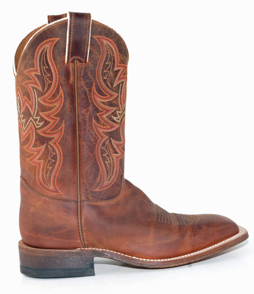 DISTRESSED COGNAC Justin Men s Allens Boots