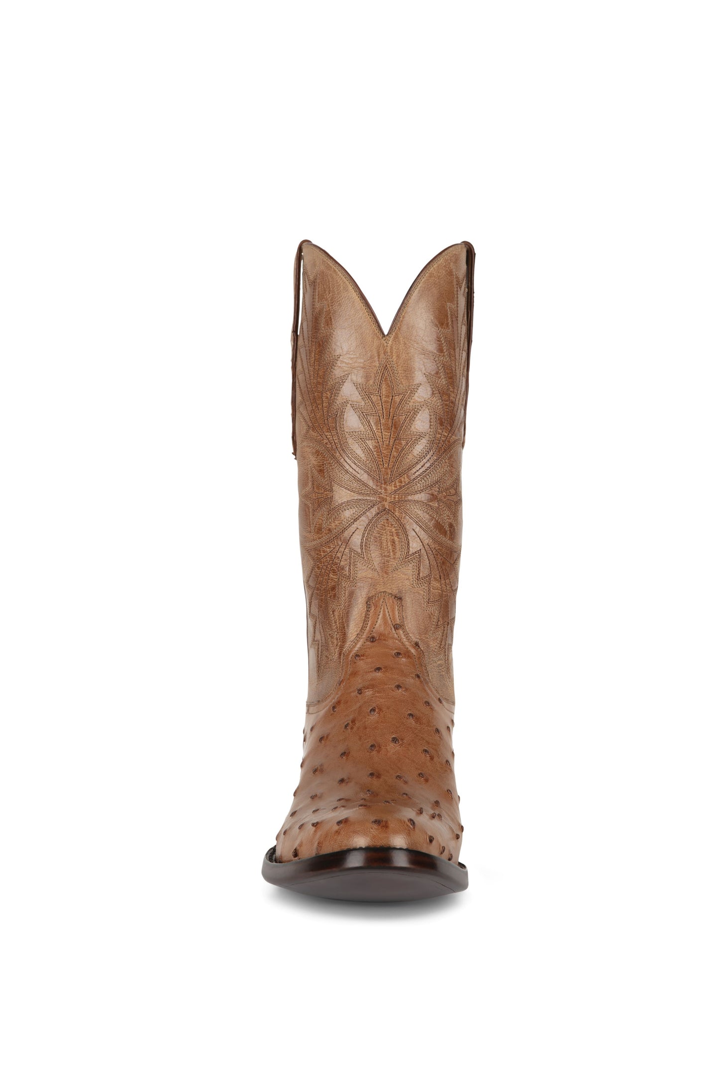 Allens Brand - Full Quill Ostrich - Round Toe - Barnwood