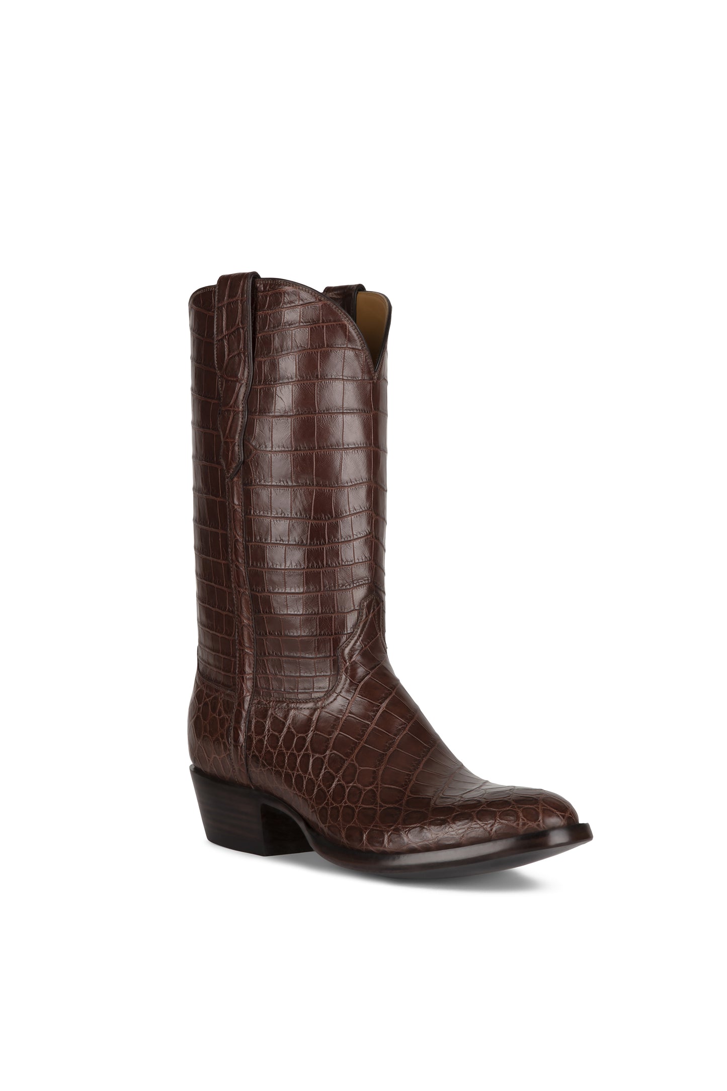 Allens Boots - Nile Crocodile - Round Toe - Sienna