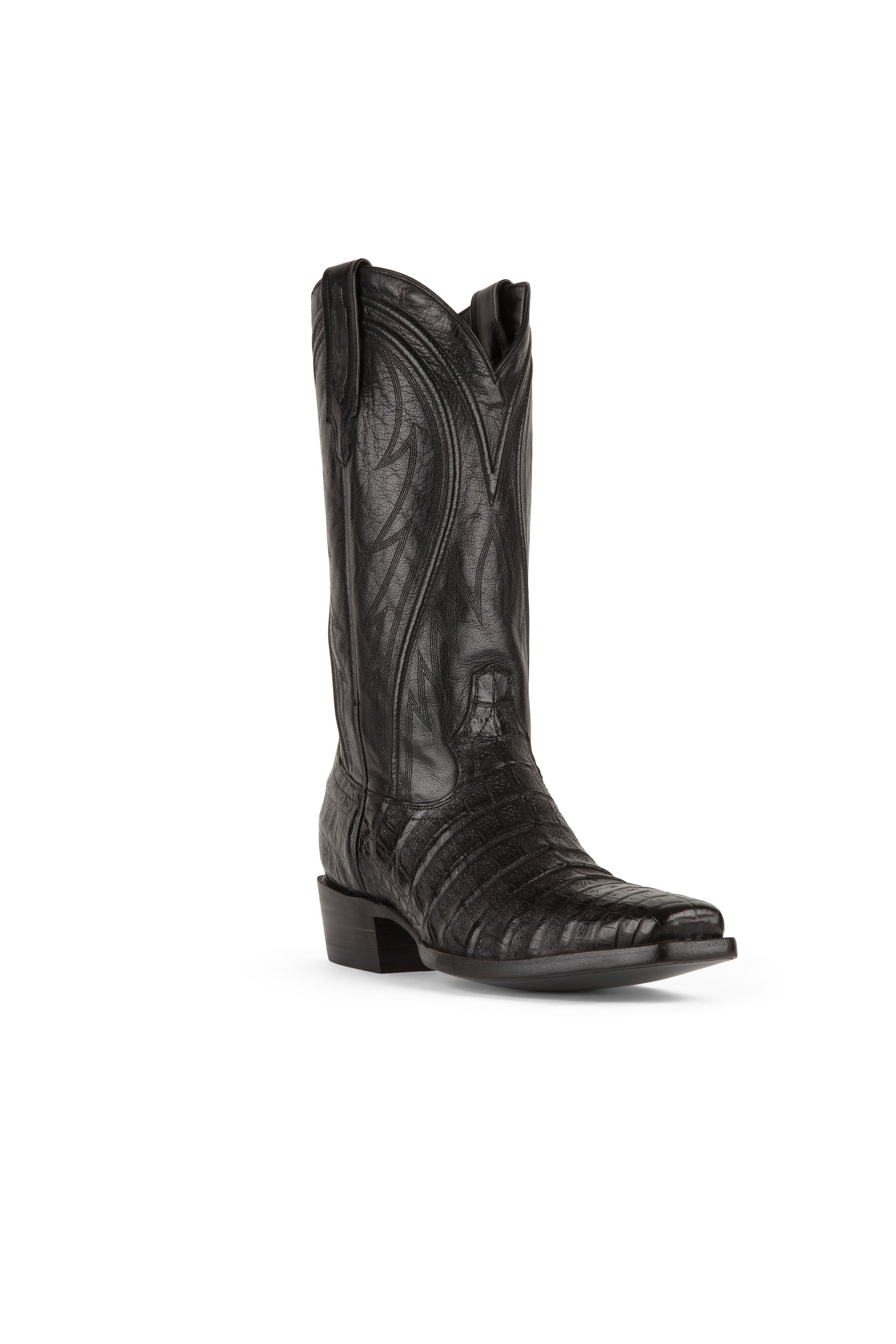 Allens Brand - James - Cutter Toe - Black Caiman