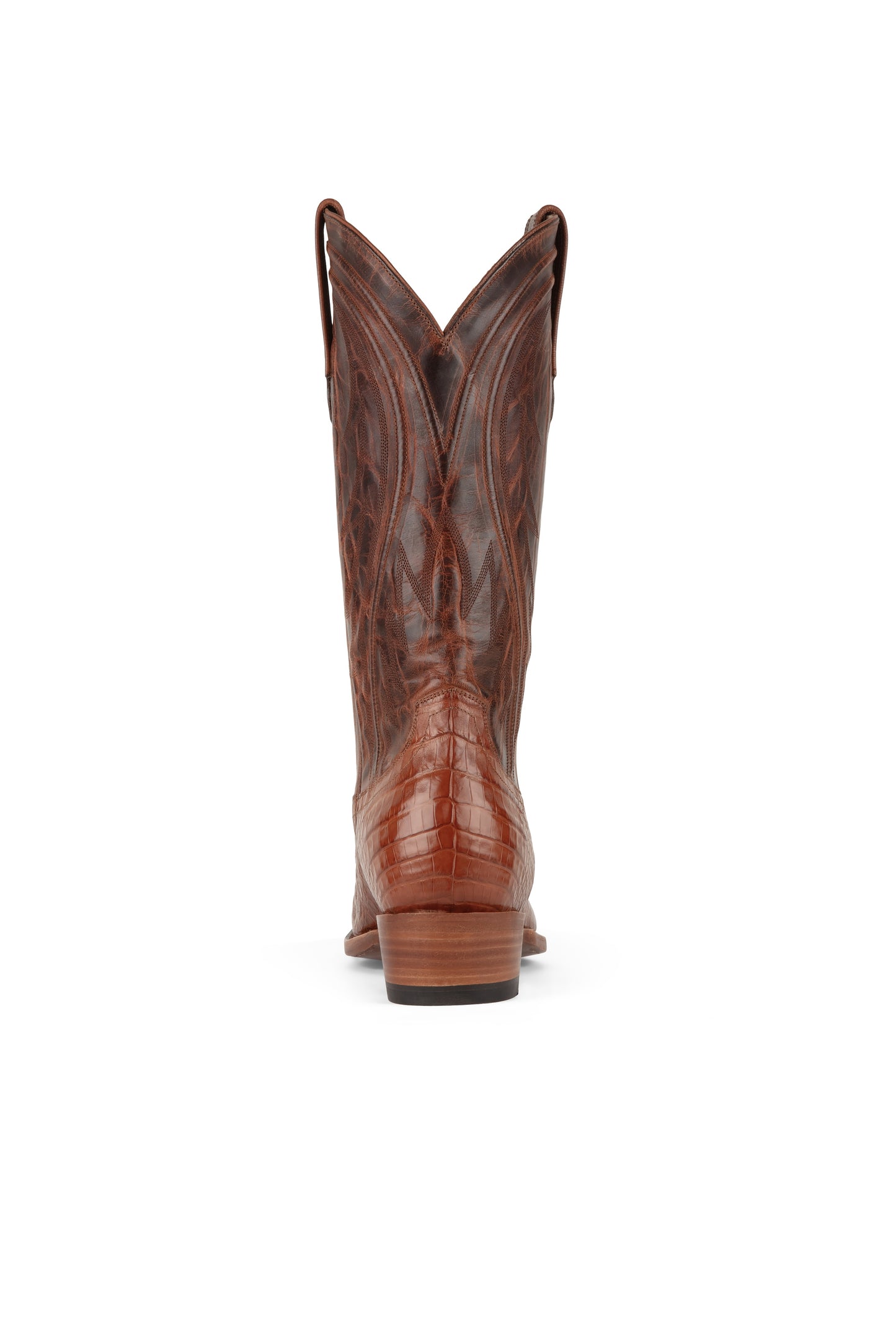 Allens Brand - James - Round Toe - Cognac Caiman