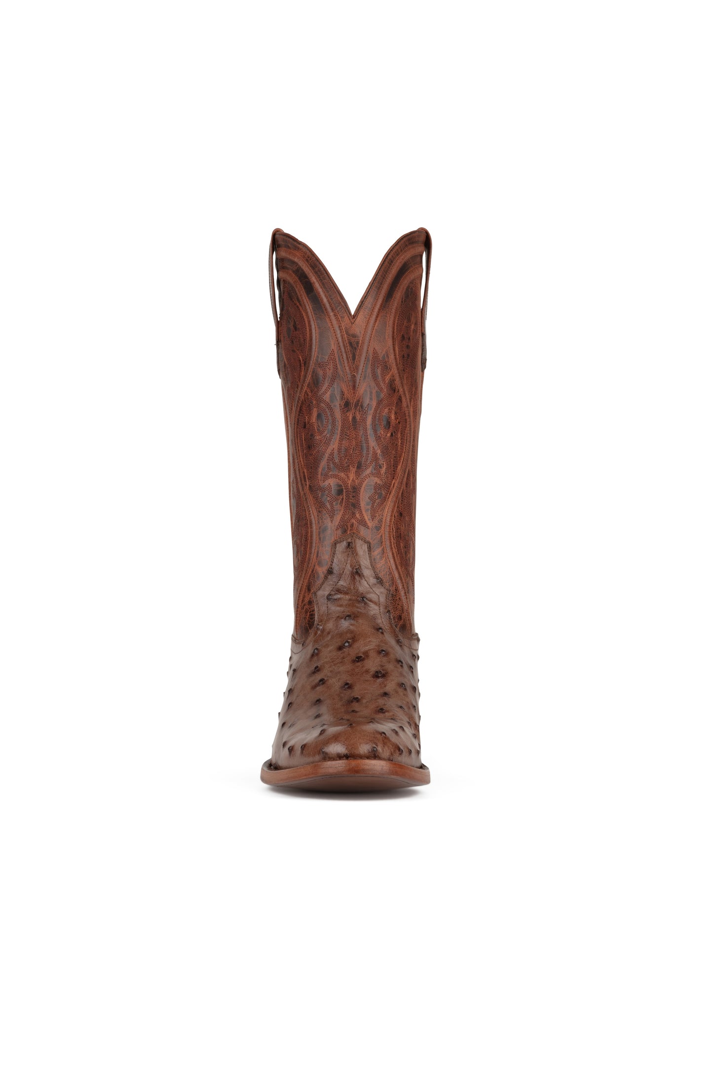 Allens Brand - Adam - Brusciato Full Quill Ostrich - Round Toe