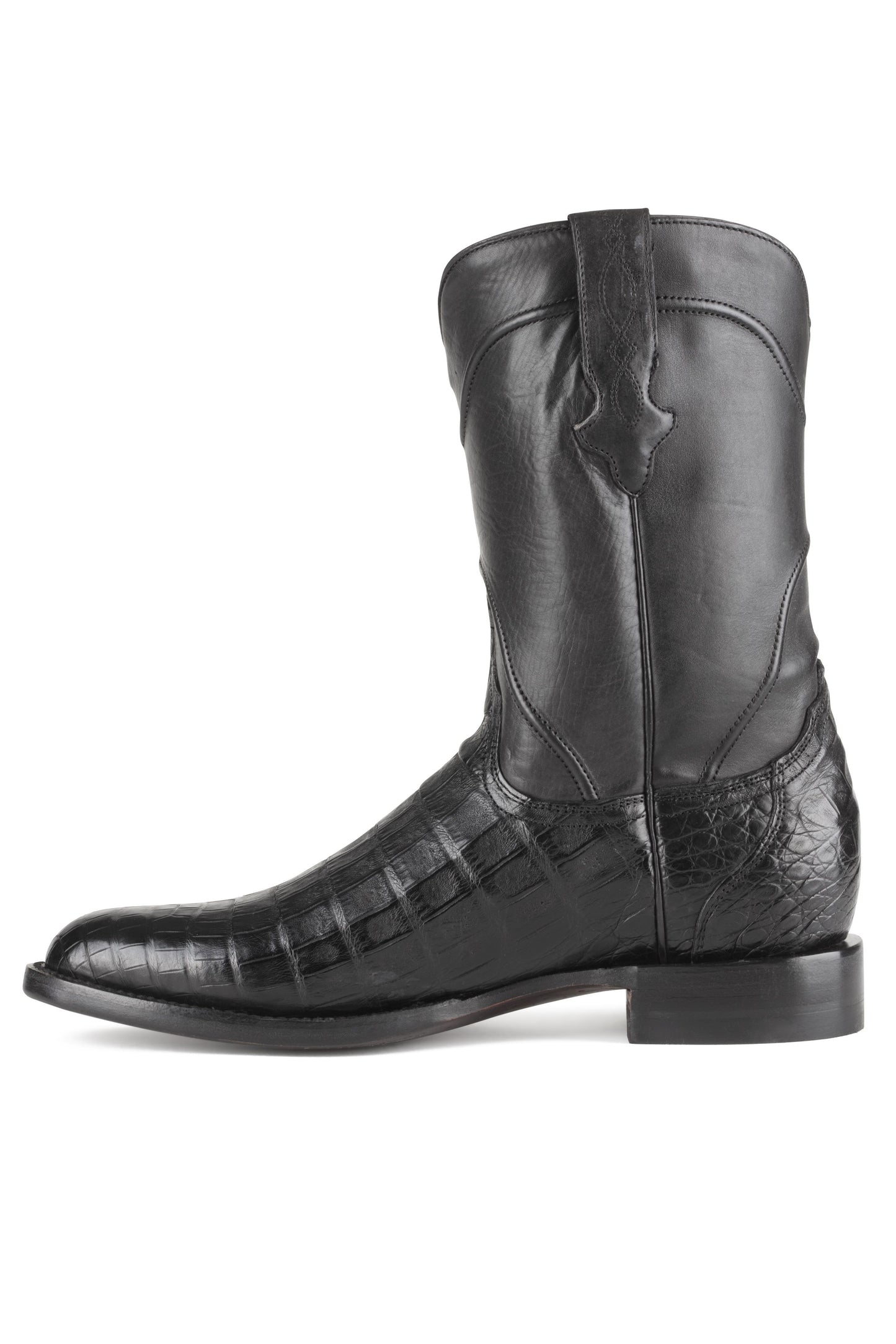 Allens Brand - Caiman Belly - Roper - Black