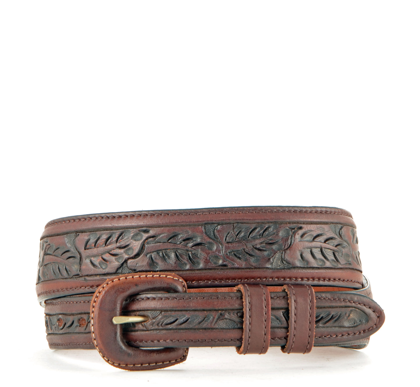 Vogt Taper Scived Leaf Saddle Brown Belt #041-119