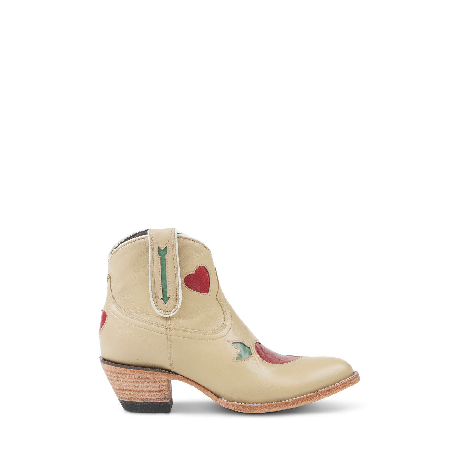 Allens Brand - Sweetheart - Almond Toe - Bone