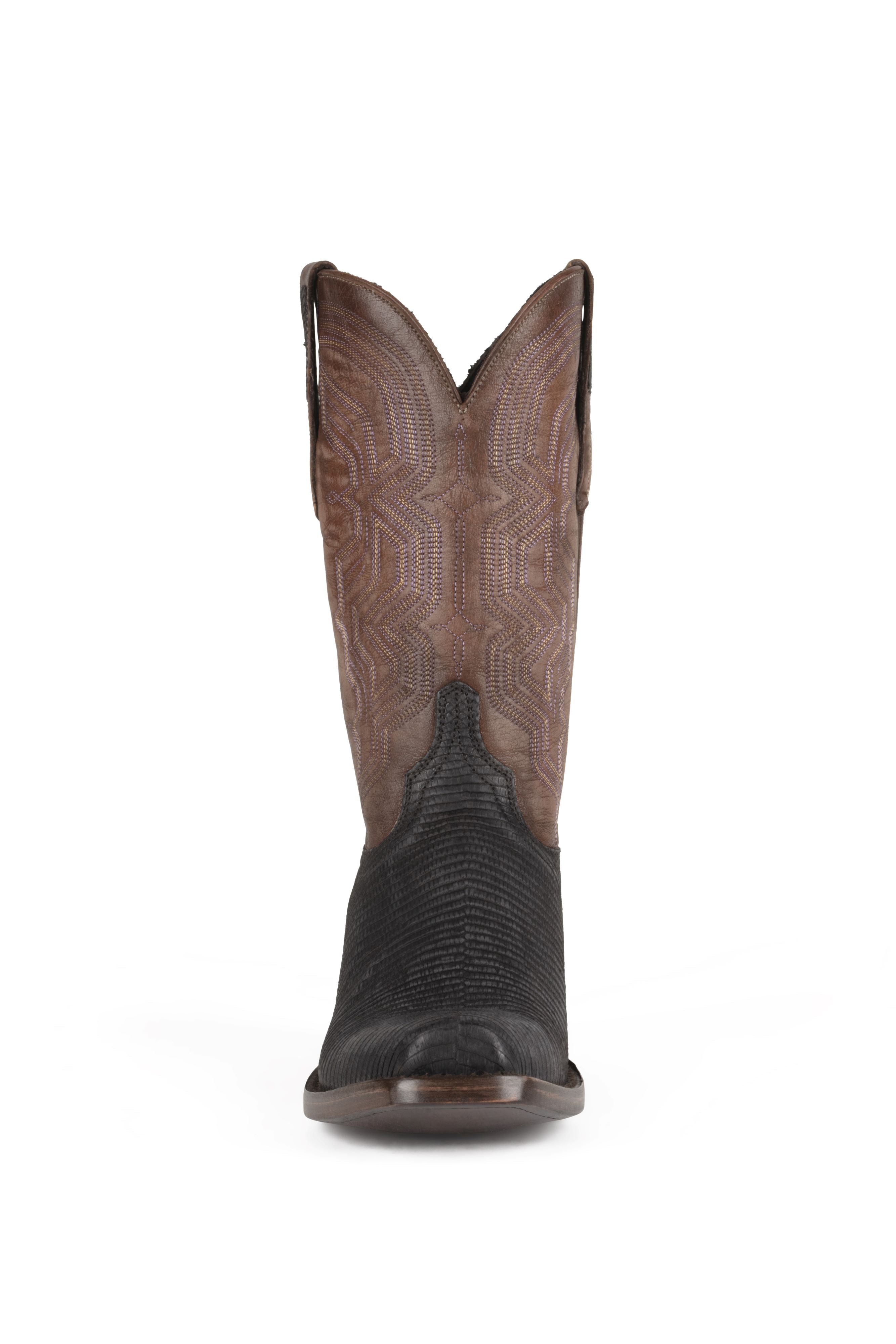 Allens Brand Mason Lizard Black Allens Boots