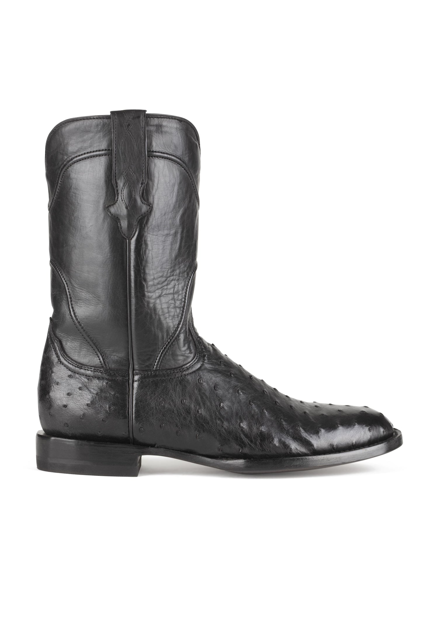 Allens Brand - Full Quill Ostrich - Roper - Black