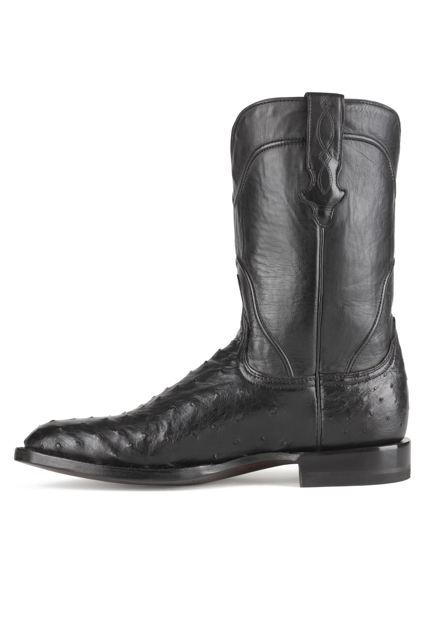 Allens Brand - Full Quill Ostrich - Roper - Black