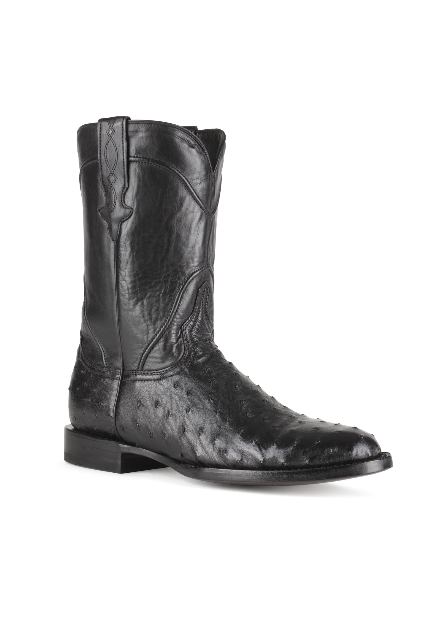 Allens Brand - Full Quill Ostrich - Roper - Black