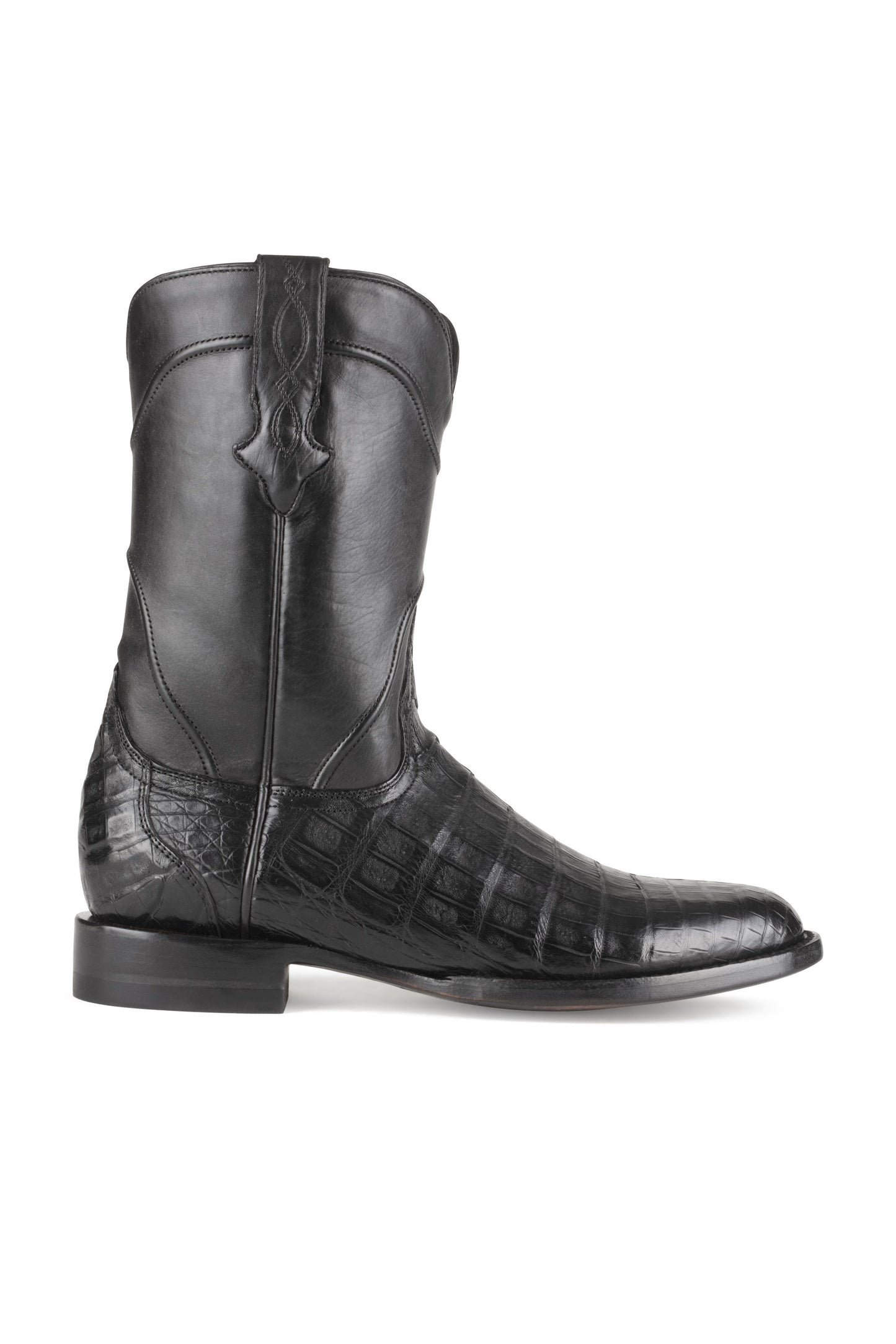 Allens Brand - Caiman Belly - Roper - Black