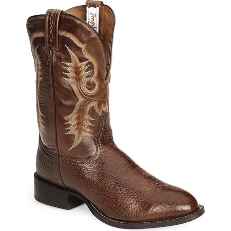 Men's Tony Lama Shrunken Shoulder Boots Chocolate #CT2032