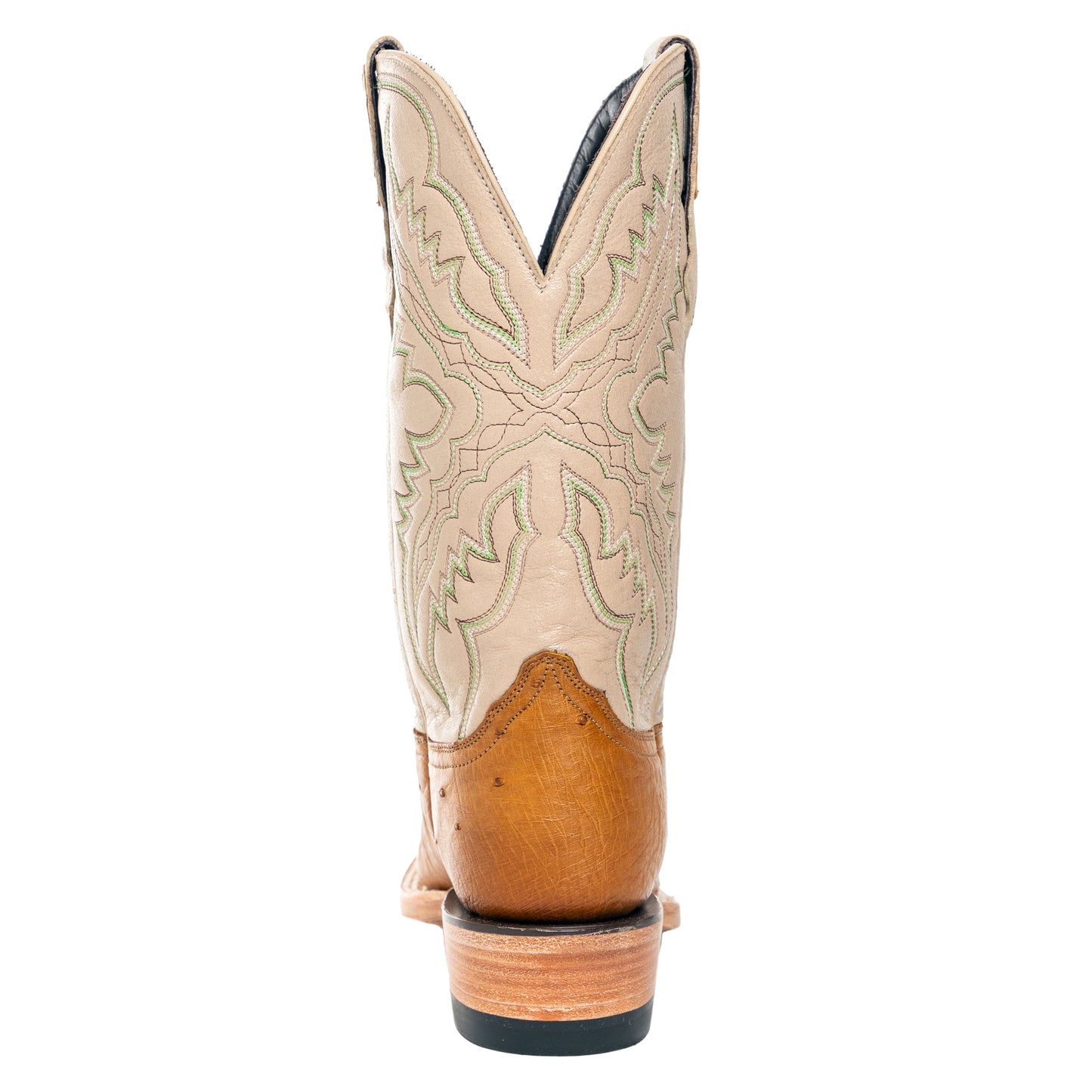 Resistol Boots - Smooth Quill Ostrich - Cutter Toe - Antique Saddle