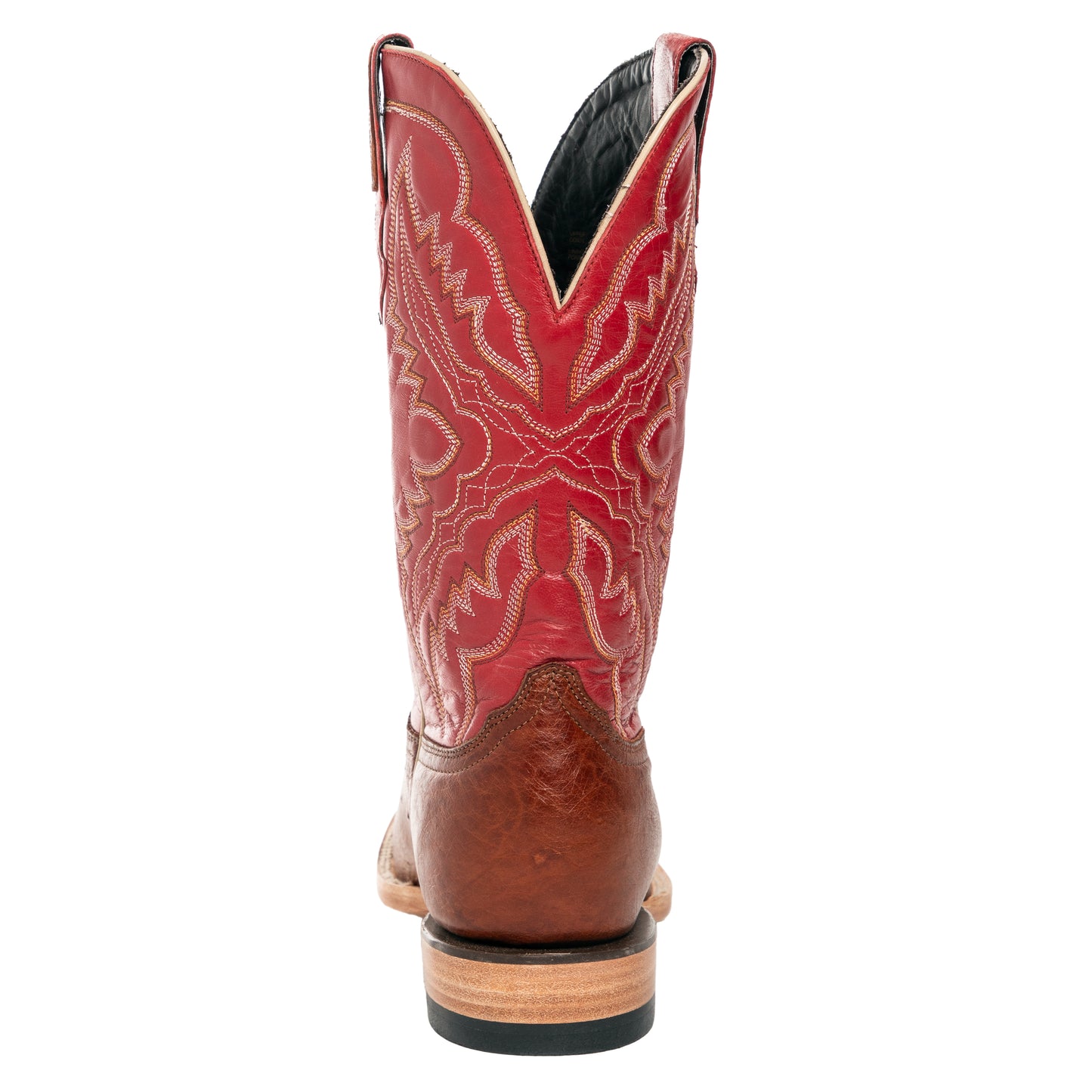 Resistol Boots - Smooth Quill Ostrich - Square Toe - Cognac