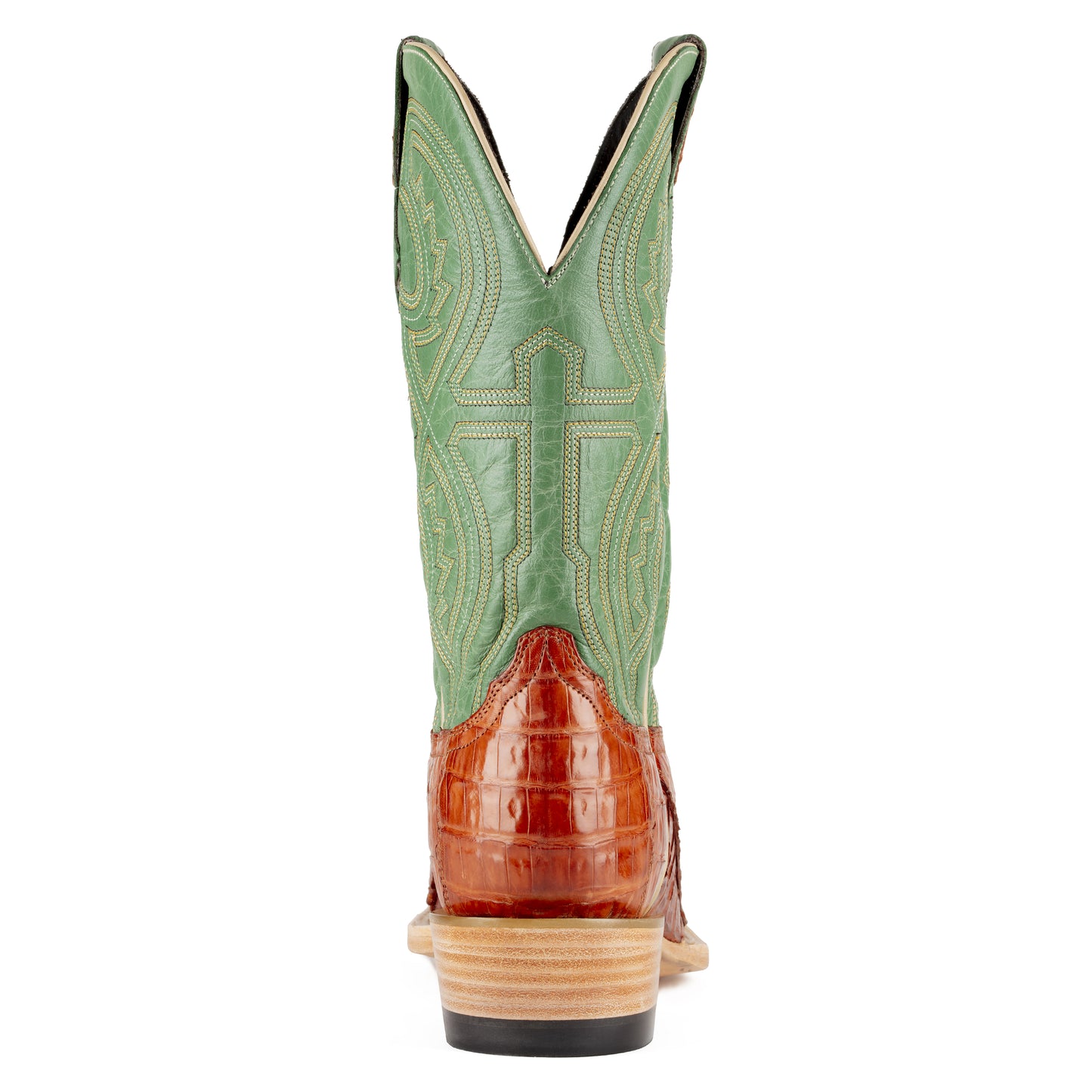 Resistol Boots - Caiman Belly - Cutter Toe - Barnwood